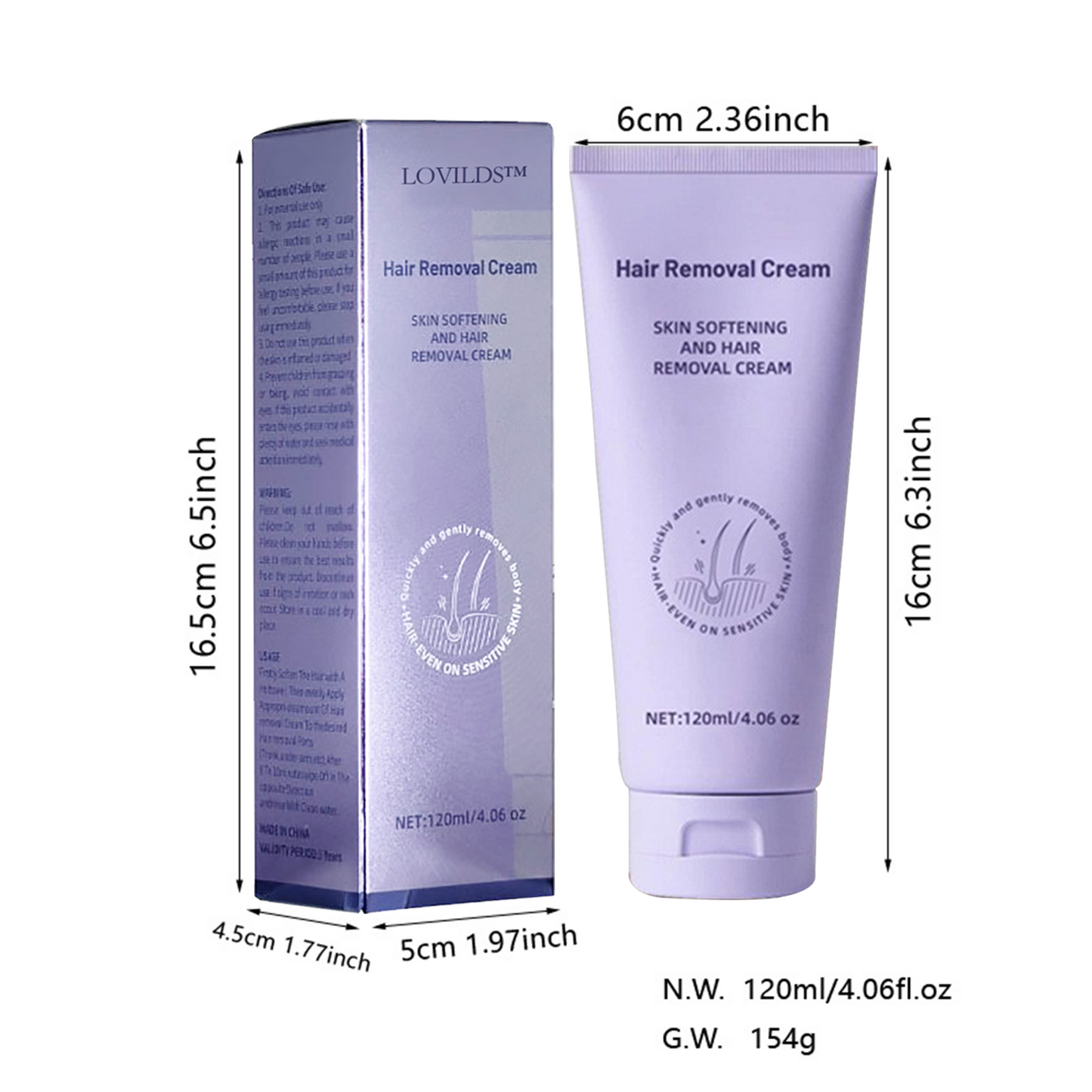 LOVILDS™  - Gentle and Painless Hair Removal Cream