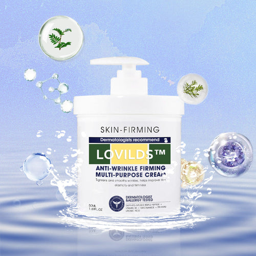 🎁Last Day Discount 87% 𝐎𝐅𝐅🌸LOVILDS® 𝐀𝐝𝐯𝐚𝐧𝐜𝐞𝐝 𝐅𝐢𝐫𝐦𝐢𝐧𝐠 & 𝐖𝐫𝐢𝐧𝐤𝐥𝐞-𝐑𝐞𝐝𝐮𝐜𝐢𝐧𝐠 𝐂𝐫𝐞𝐚𝐦: Restore Skin Elasticity⭐